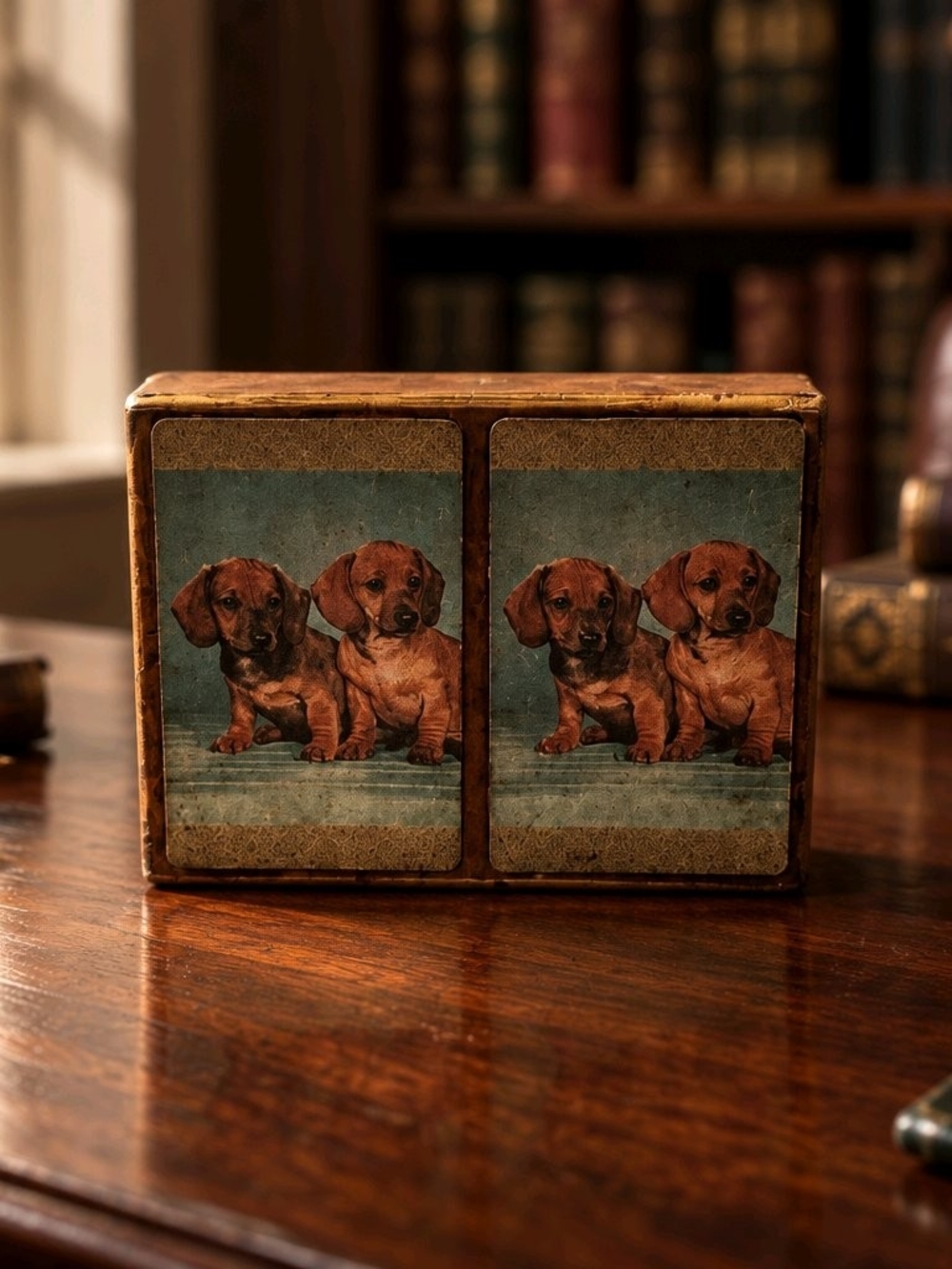 Vintage Double Deck Dachshund Playing Cards